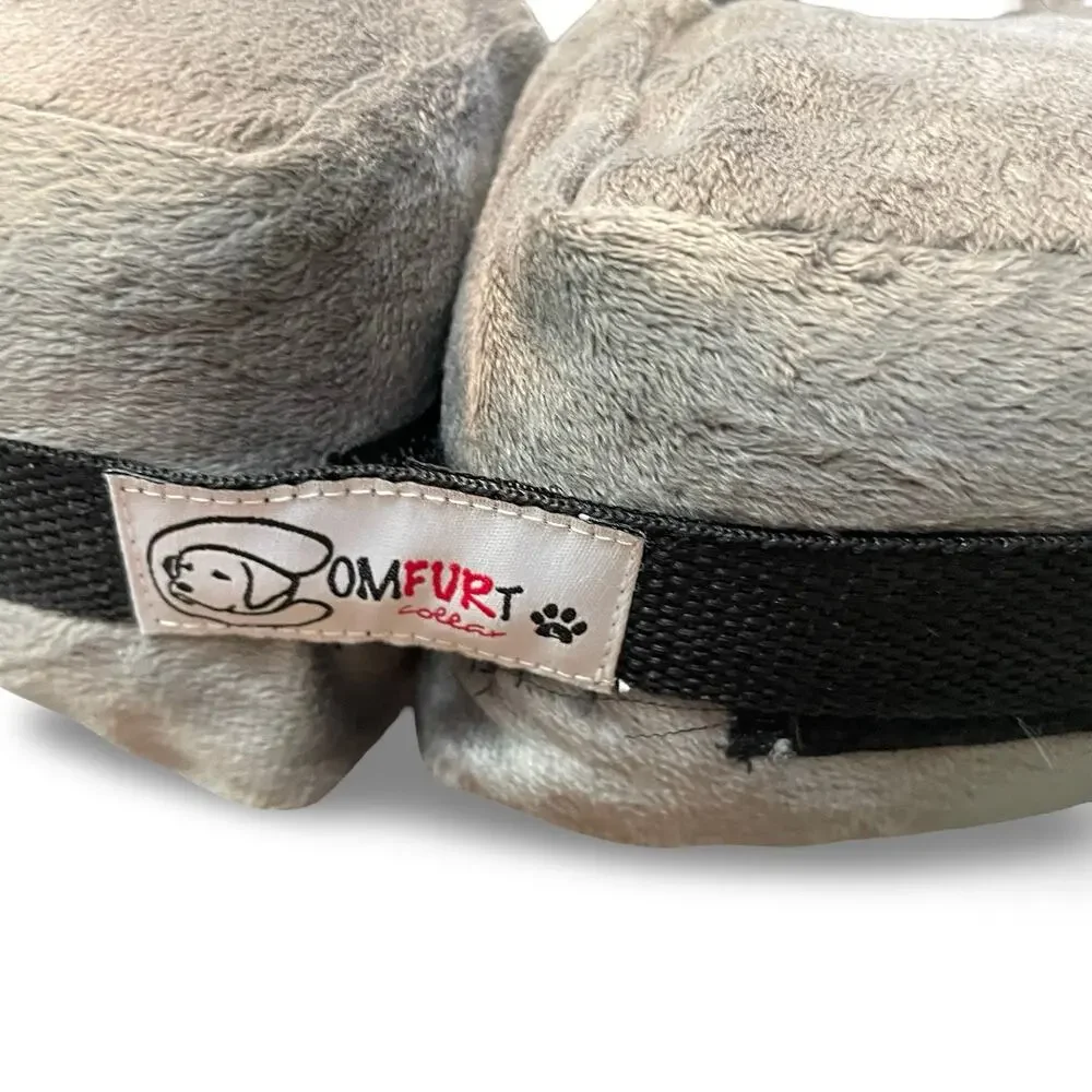 Comfurt Collar Dog Recovery Cone Alternative Soft Foam Gray Size Large 15
